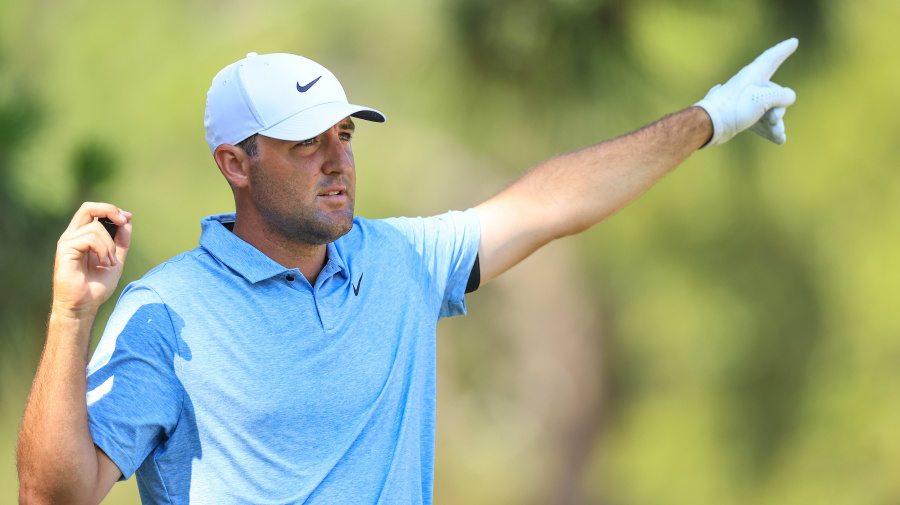 Getty Images - PINEHURST, NORTH CAROLINA - JUNE 15: Scottie Scheffler of The United States plays his tee shot on the second hole during the third round of the 2024 U.S. Open on the No.2 Course at The Pinehurst Resort on June 15, 2024 in Pinehurst, North Carolina. (Photo by David Cannon/Getty Images)