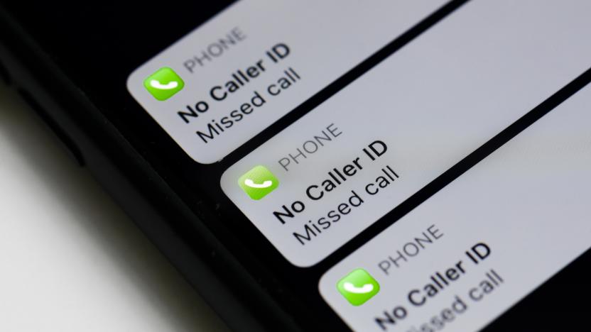 BERLIN, GERMANY - FEBRUARY 25: Symbol photo on the subject of stalking. On a smartphone, missed calls with No Caller ID are displayed on February 25, 2020 in Berlin, Germany. (Photo by Thomas Trutschel/Photothek via Getty Images)