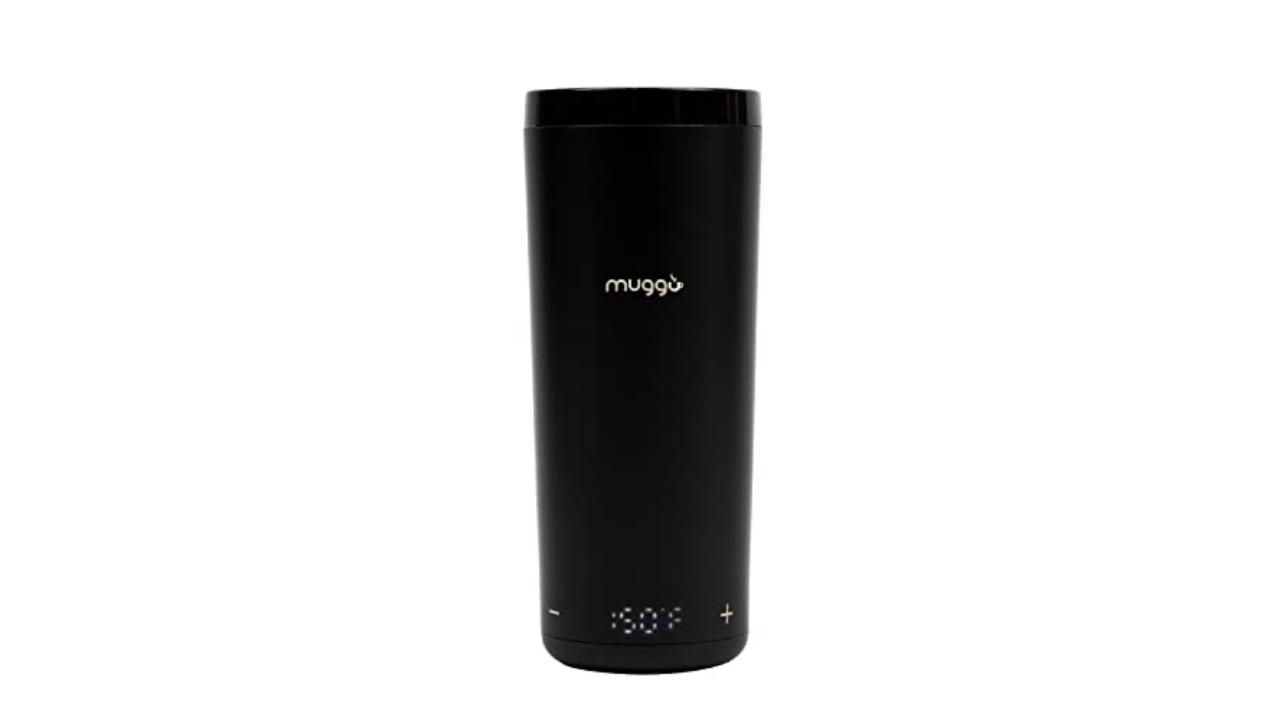 Nextmug - Temperature-Controlled, Self-Heating Coffee Mug (Burgundy - 14  oz.)