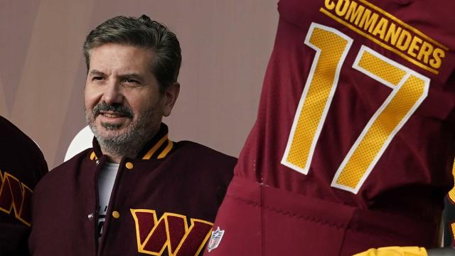 Commanders debut all-black uniforms; Dan Snyder makes first public