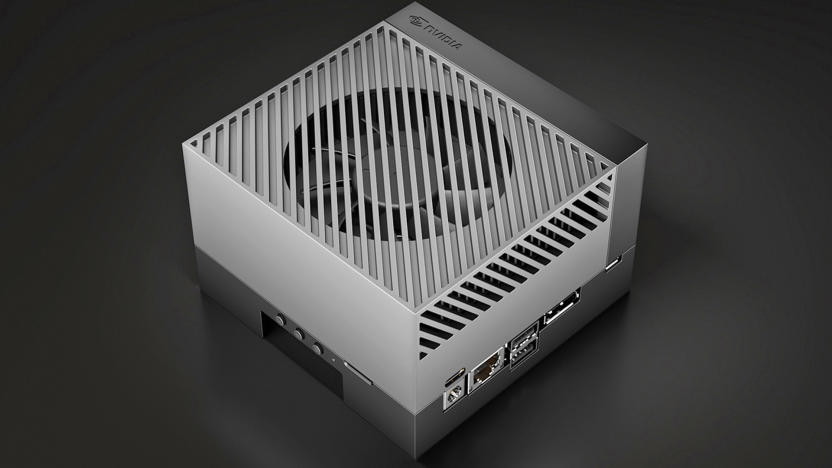 The NVIDIA Jetson AGX Orin box.