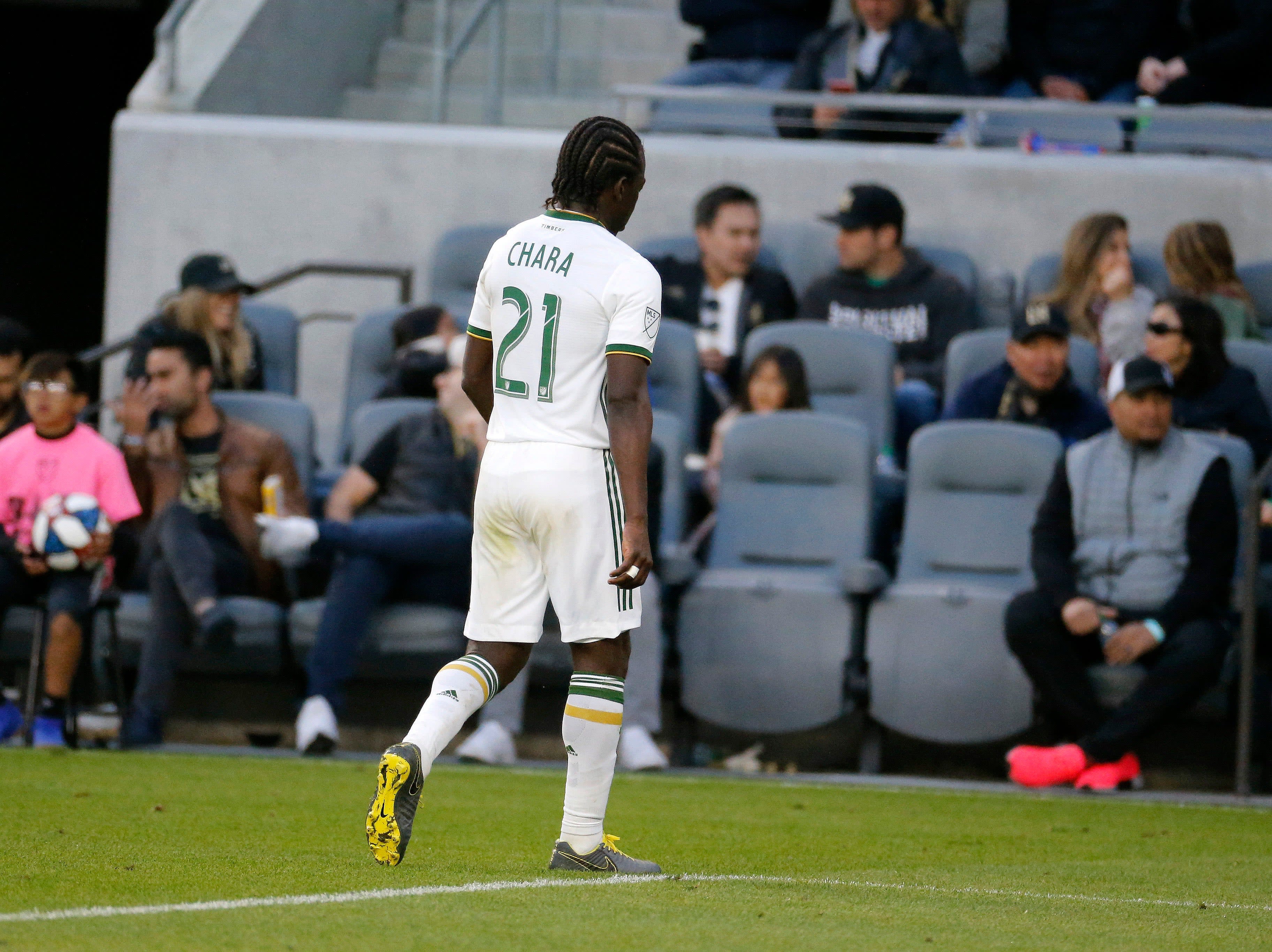 Diego Chara's ear flick gets him ejected