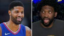 Embiid eyes George when talking about ‘adding some pieces' to the Sixers