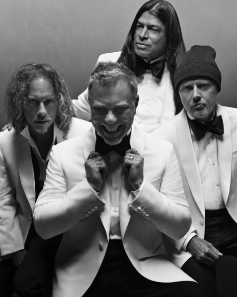 Heavy Metal Band Metallica Suits Up for Luxury Fashion Campaign