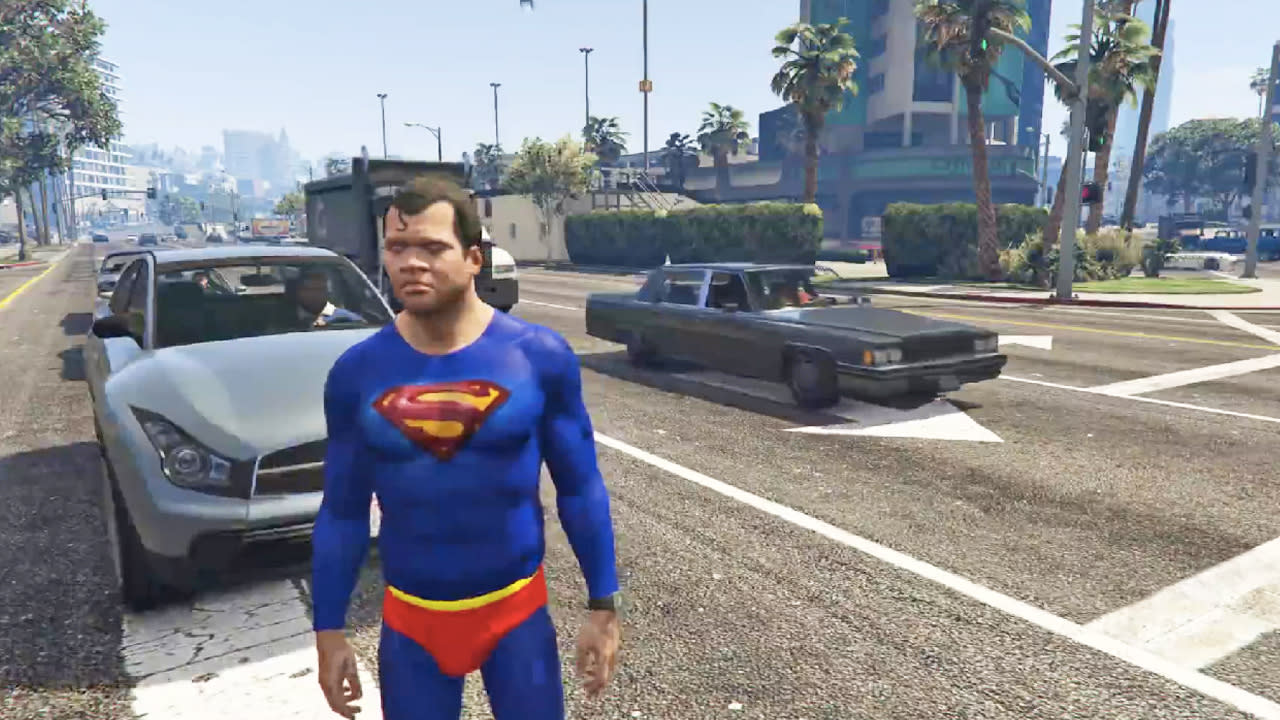 gta 5 superman mod review november 2017