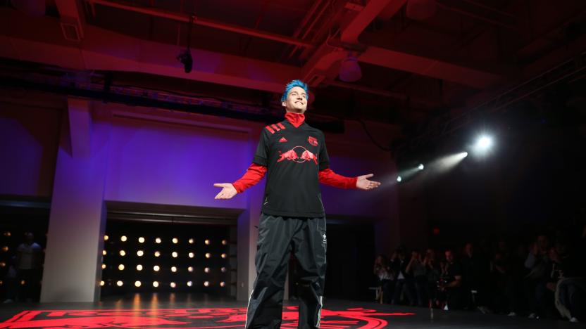 NEW YORK, NEW YORK - FEBRUARY 05: Tyler Blevins walks the runway during the unveiling of the MLS/Adidas 2020 Club Jersey's at Penn Plaza Pavilion on February 05, 2020 in New York City. (Photo by Michael Owens/Getty Images)