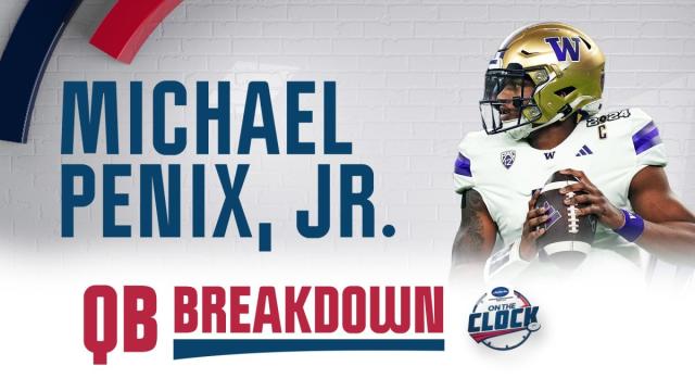 QB Breakdown with Curran, Perry, and Hoyer: Michael Penix, Jr Highlights