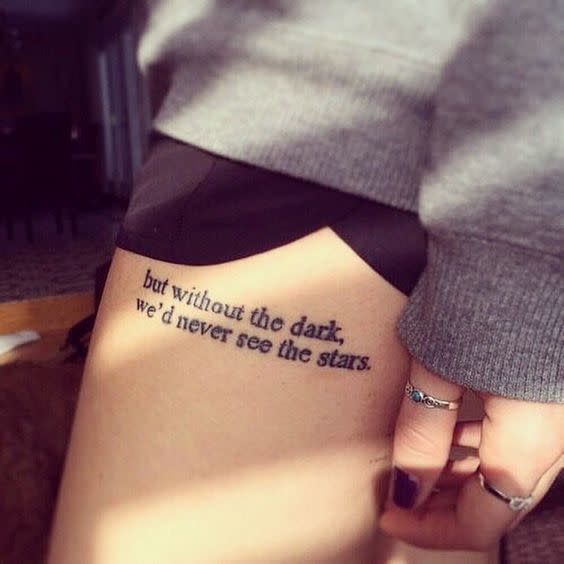 tattoo quotes tumblr girls