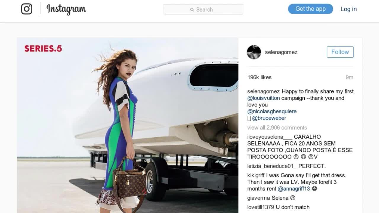 Selena Gomez Louis Vuitton Fall 2016 Campaign