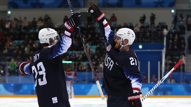 How the Americans advanced to the quarterfinals in hockey