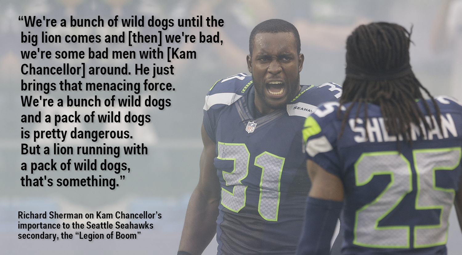 Richard Sherman had a great explanation 