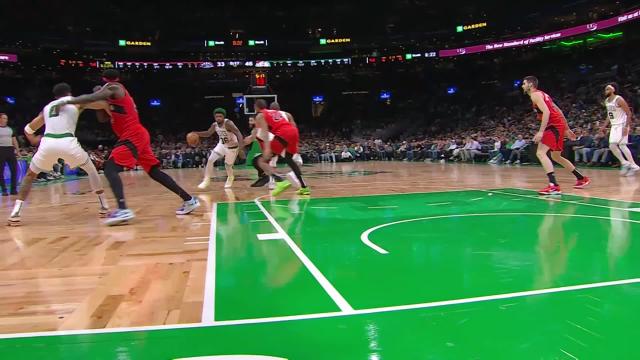 Al Horford with a 2-pointer vs the Toronto Raptors