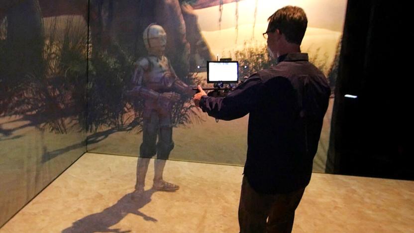 ILMxLab's holographic tech lets you reach out and touch C-3PO.