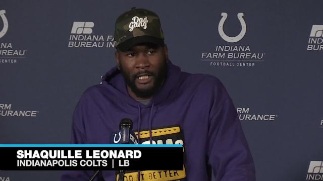 Colts' LB Shaq Leonard has no plans to retire