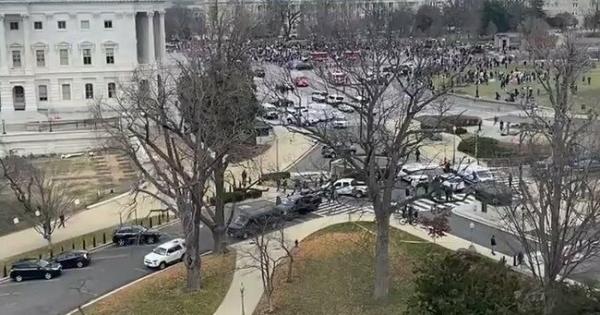 us capitol on lockdown video