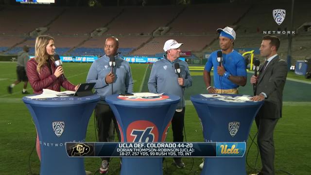 Dorian Thompson-Robinson discusses 'Lamar Jackson-esque' performance in UCLA football's win over Colorado