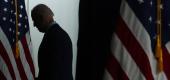 President Biden leaves after an event at the Eisenhower Executive Office Building. (Alex Wong/Getty Images)