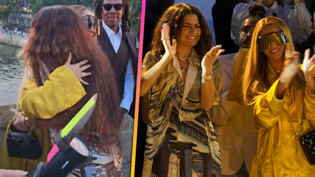 Zendaya Hangs Out with Beyonce & Jay-Z at Louis Vuitton Show in