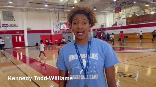 North Carolina's Kennedy Todd-Williams talks about upcoming season.