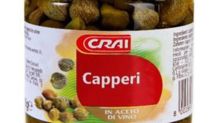 Ritirati dagli scaffali capperi marca Crai: presenza di corpi estranei