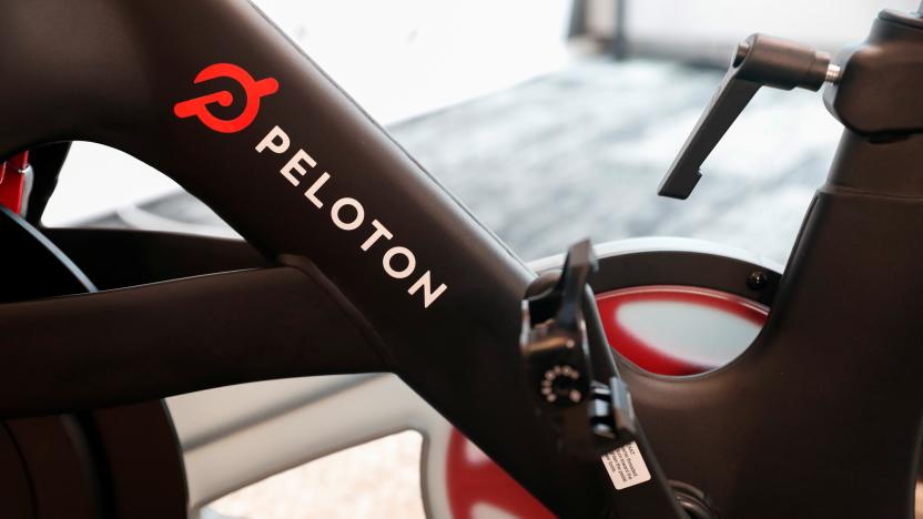 A Peloton exercise bike is seen after the ringing of the opening bell for the company's IPO at the Nasdaq Market site in New York City, New York, U.S., September 26, 2019. REUTERS/Shannon Stapleton