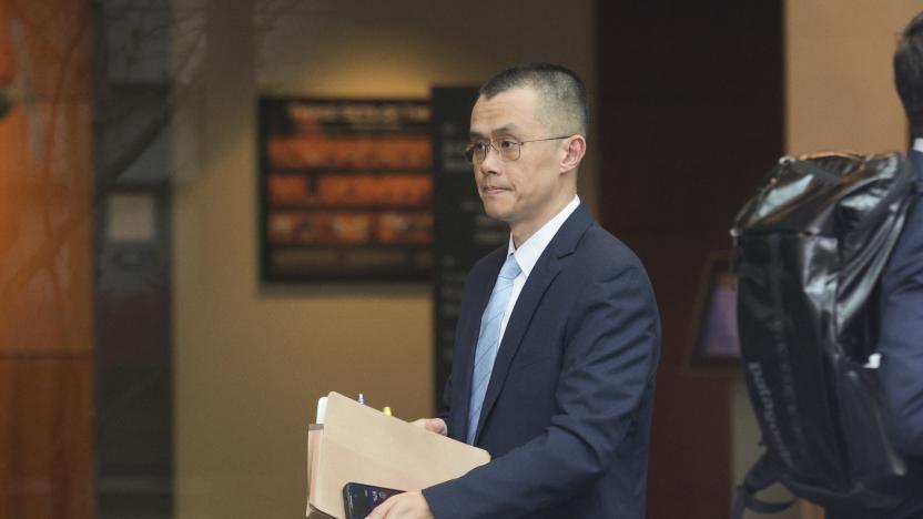 Former Binance CEO Changpeng "CZ" Zhao arrives at federal court in Seattle, Washington, on April 30, 2024. US prosecutors want Changpeng Zhao, the founder and former chief executive of Binance, the world's largest cryptocurrency exchange, to serve three years in prison after he pleaded guilty to violating laws against money laundering. (Photo by Jason Redmond / AFP) (Photo by JASON REDMOND/AFP via Getty Images)