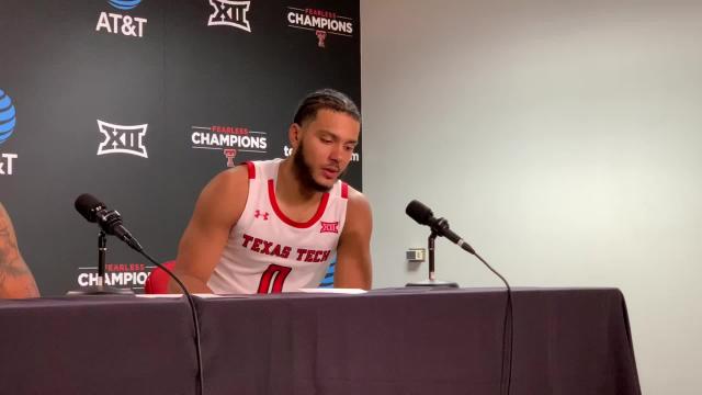 Texas Tech’s Kevin Obanor discusses losing 23-point lead before defeating Georgetown