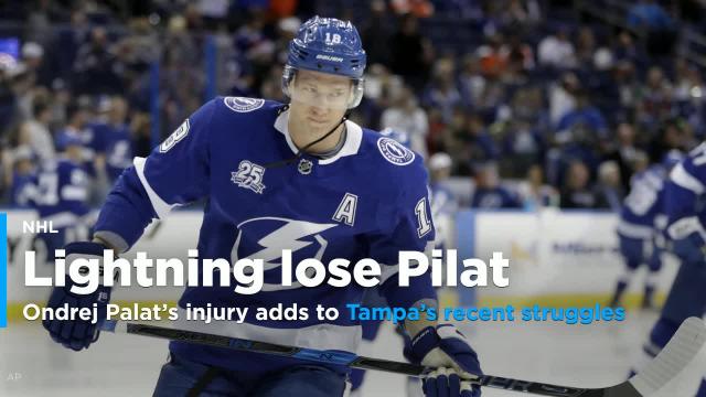 Struggling Lightning lose Ondrej Palat for indefinite period of time