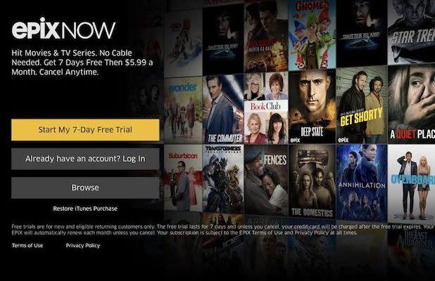 Mgm S Epix Launches Streaming Service Priced At 5 99 Per Month