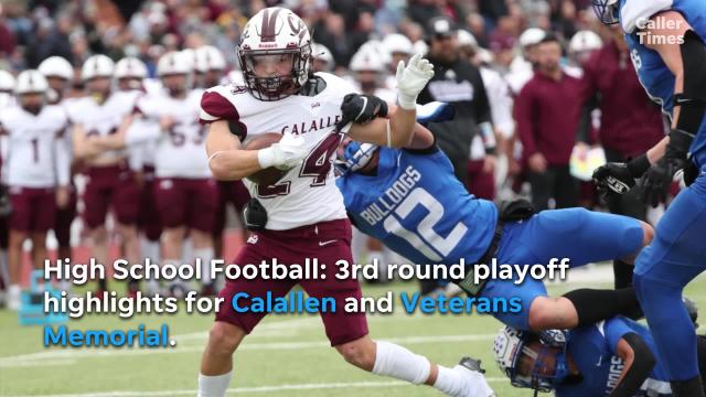 VIDEO: Calallen, Veterans Memorial high school football playoff highlights