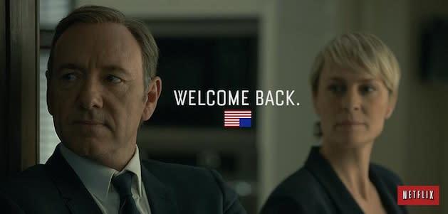 'House of Cards' season three is now available on Netflix