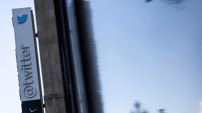 Twitter corporate headquarters building is seen in downtown San Francisco, California, U.S. November 18, 2022. REUTERS/Carlos Barria