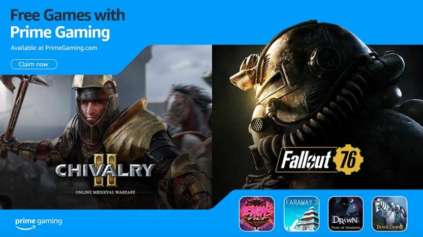 An ad showing Fallout 76 and Chivalry 2. 