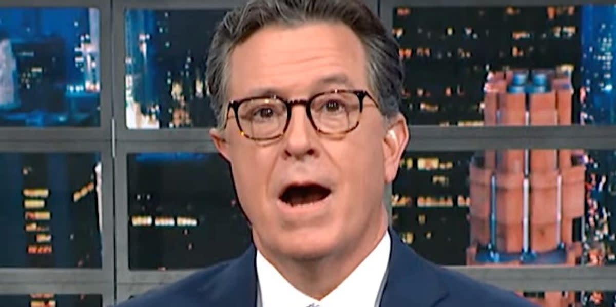 Stephen Colbert's Jaw Literally Drops After This 1 Line From Jan. 6 Testimony