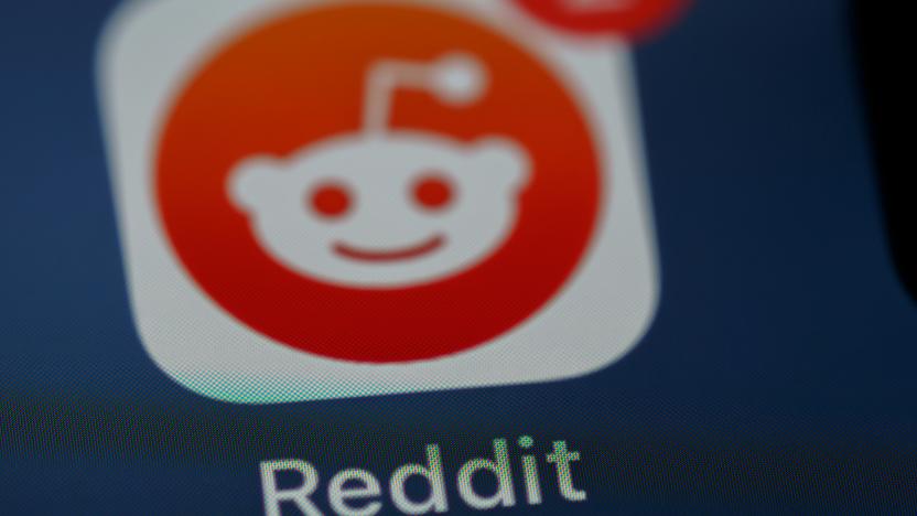 An image of Reddit logo.