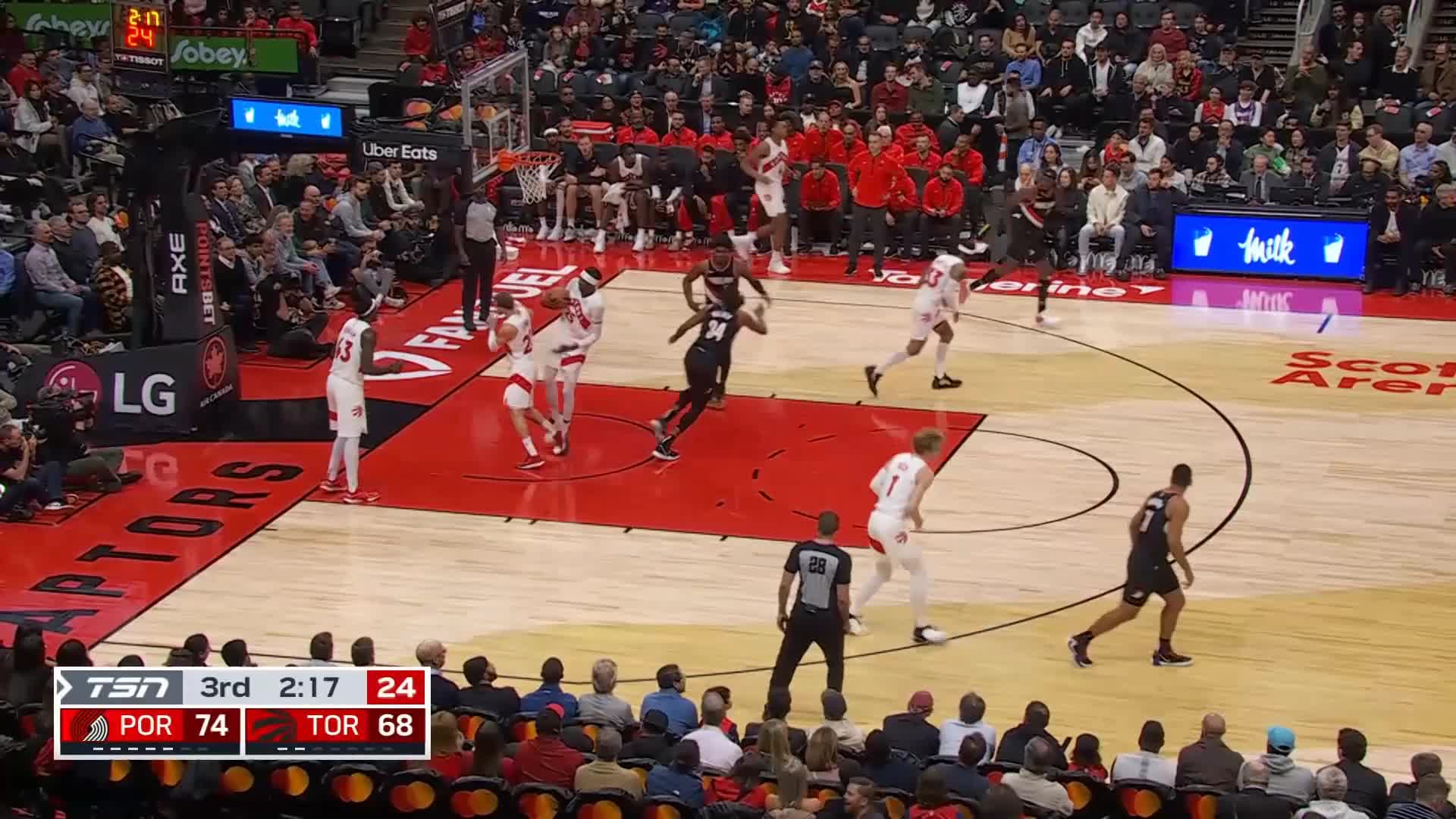 Jabari Walker with a 2 Pt vs. Toronto Raptors