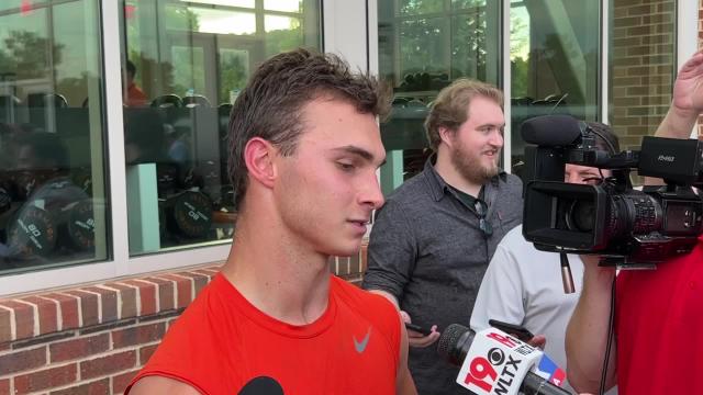 Clemson football receiver Will Taylor pleased with recovery