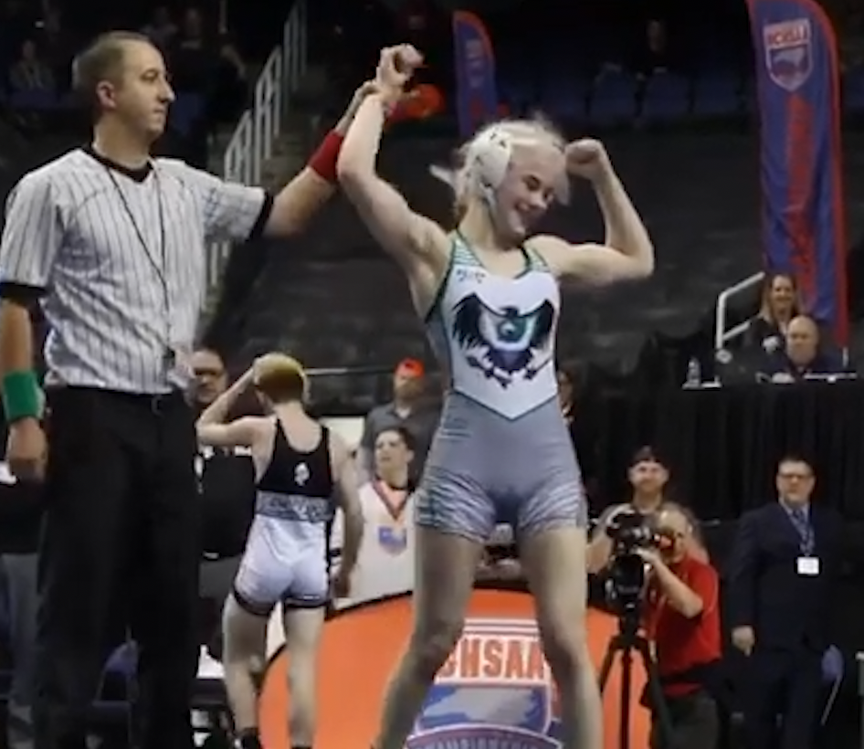 Følsom Shah personlighed This high school girl beat boys to become her state's first female  wrestling champion