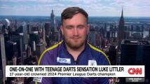 One-on-one with teenage darts sensation Luke Littler