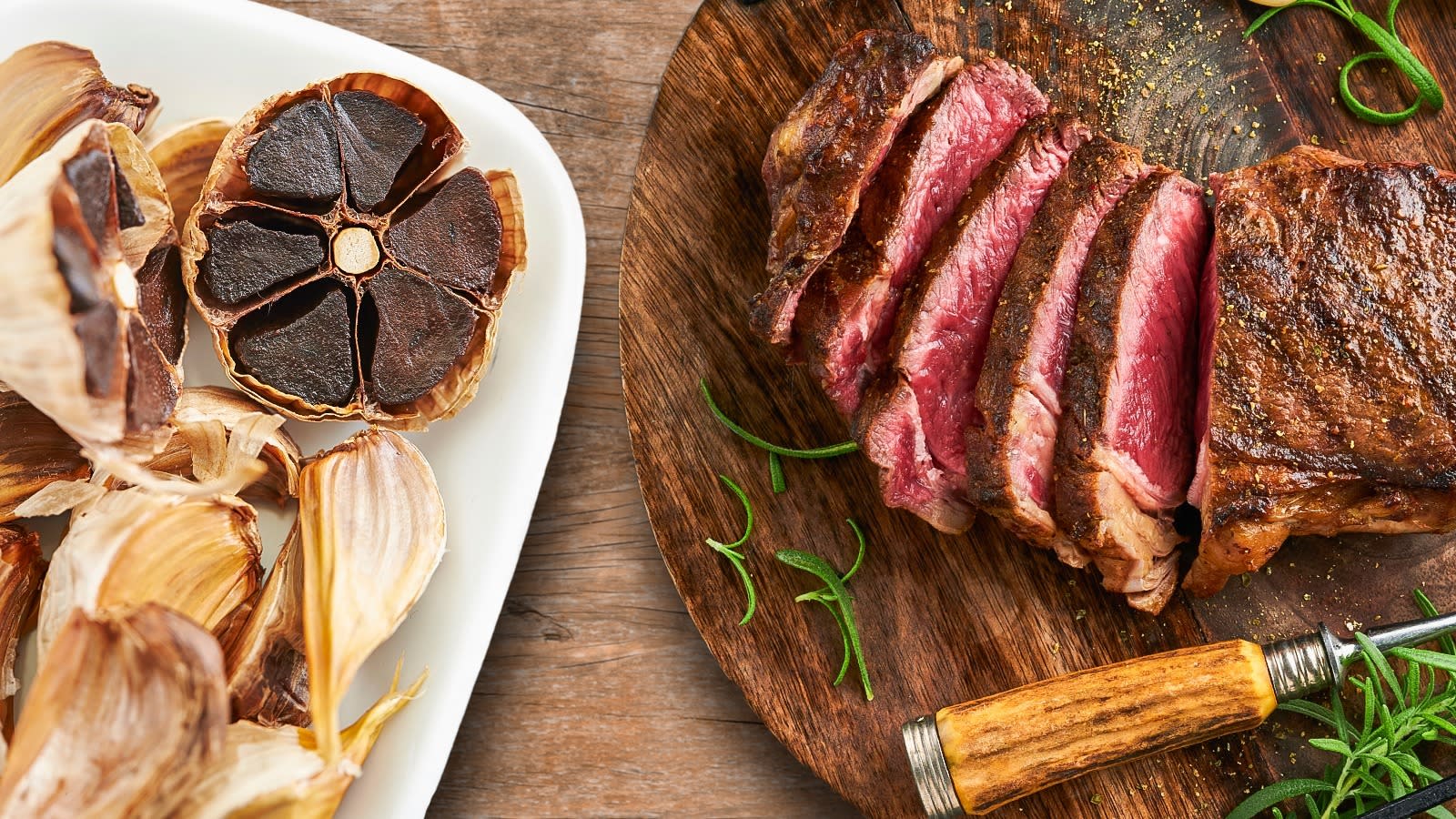 Black Garlic And Steak Are A Perfect Savory Pairing