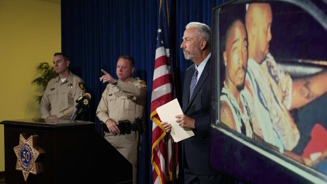 Las Vegas authorities announce arrest, murder indictment in the death of Tupac Shakur