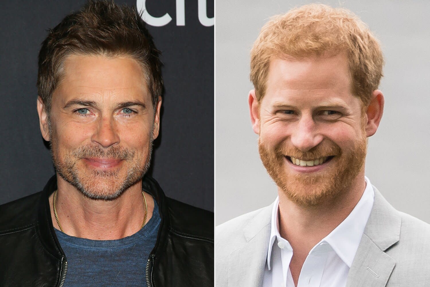 Prince Harry may be wearing a ponytail, California Neighbor Rob Lowe claims