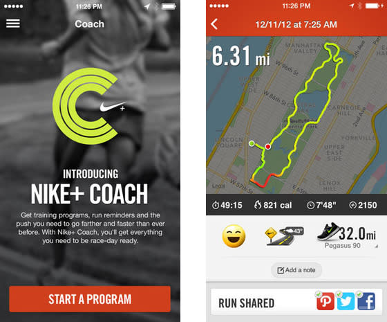 Nike+ Running for iPhone now keeps you 