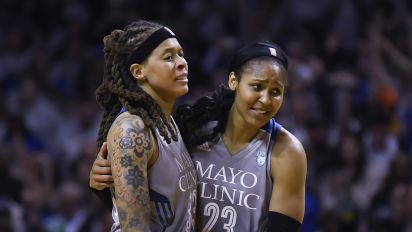 Associated Press - Maya Moore and Seimone Augustus gave the Women's Basketball Hall of Fame induction ceremony a huge Minnesota feel.  Moore and Augustus helped the Lynx win four WNBA championships