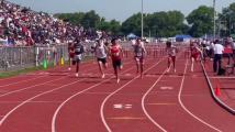 Watch as Palmyra's Tyler Burgess wins state gold in the 110 hurdles