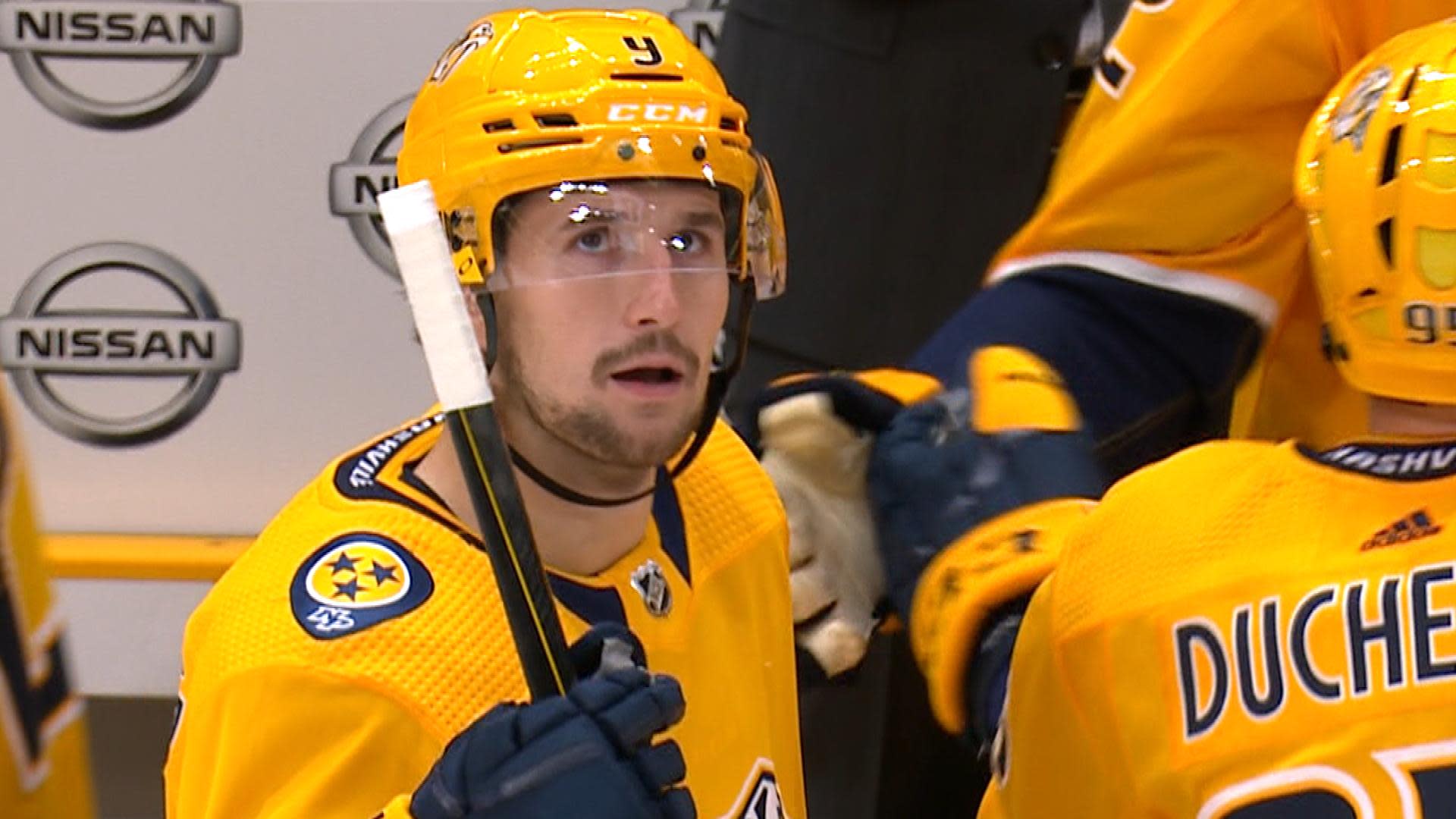 Filip Forsberg capitalizes off turnover to give Predators three-goal lead