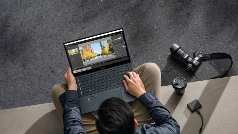 Lifestyle image of the new ASUS Zenbook Pro