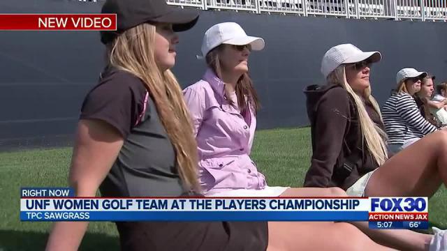 UNF women golf team at The Players Championship