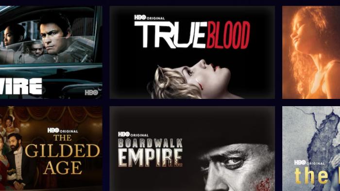 A selection of shows from the Max streaming service. 