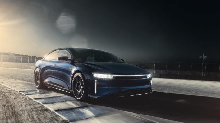 Lucid Air Sapphire performance EV